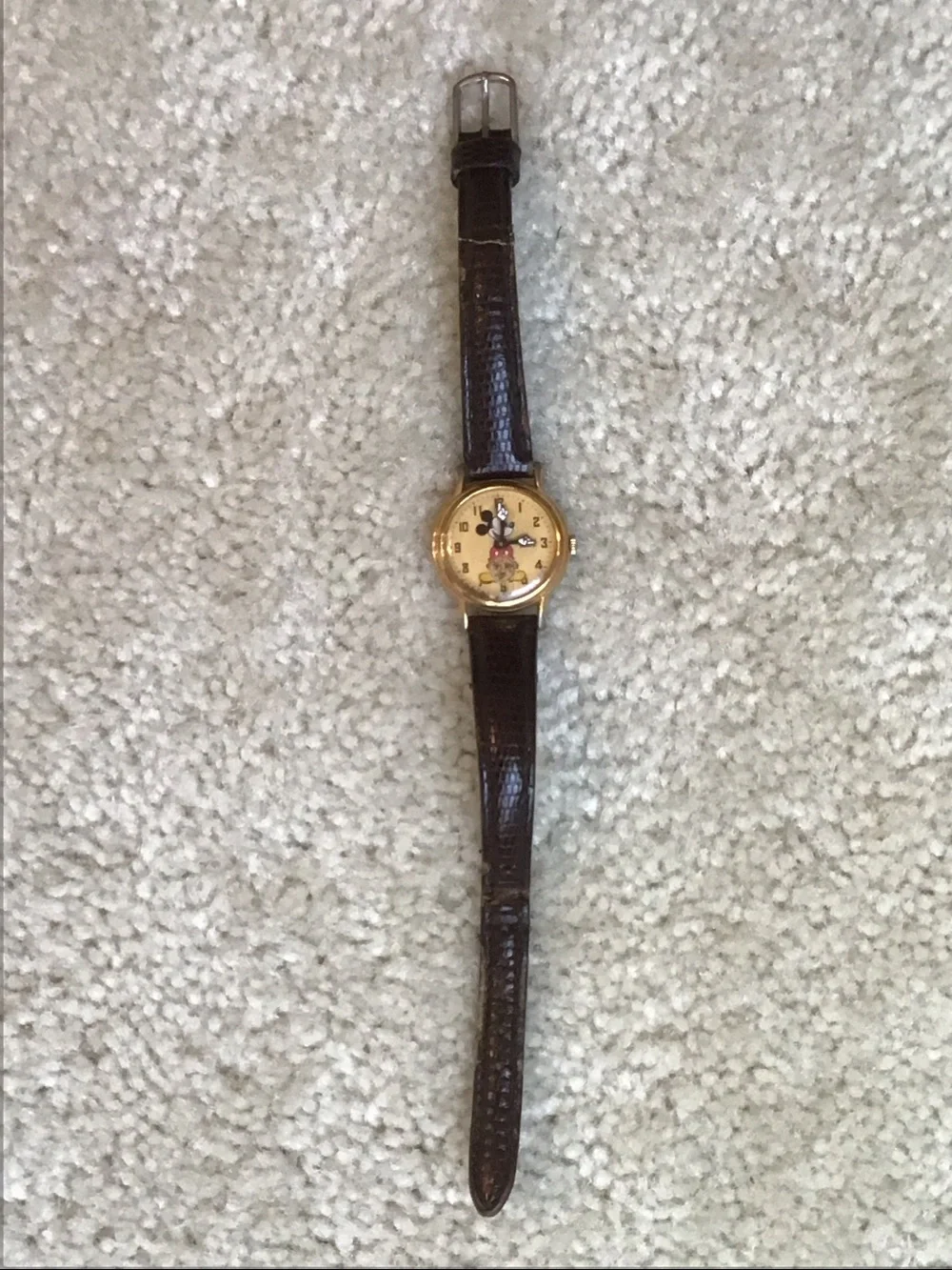 Vintage Lorus Mickey Mouse Watch with Sub-dial V802-0090 RO